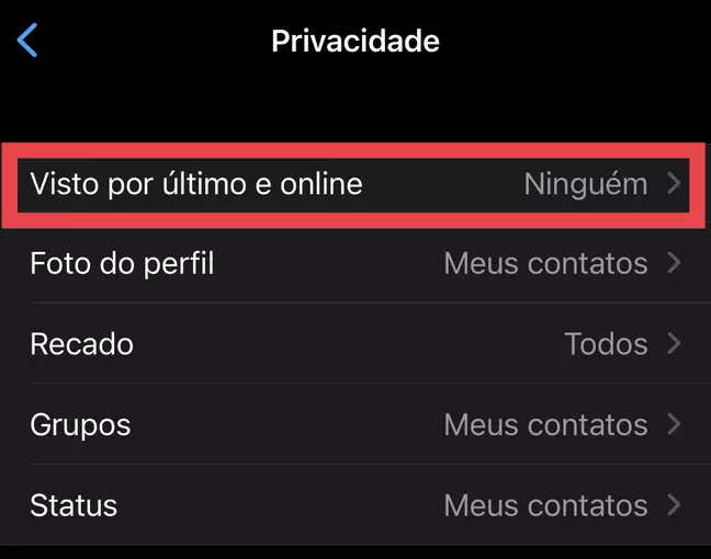 Como esconder quando você está 'online' ou 'digitando' no WhatsApp